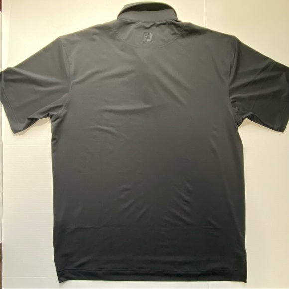 FootJoy Short Sleeve Golf Performance Polo Shirt Black Out Men’s Size Large - Picture 8 of 10